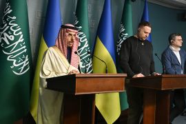 وزير الخارجية السعودي الأمير فيصل بن فرحان في أوكرانيا
