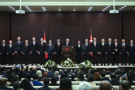 أردوغان يعلن تشكيلة الحكومة الرئاسية الجديدة (الأناضول)